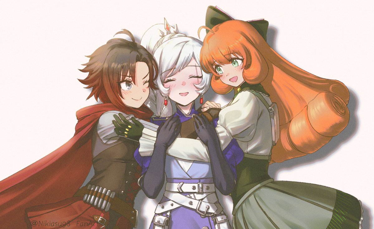 Nikiasu98's tweet photo. この3人組好き
#RWBY https://t.co/K0TohyYpW0