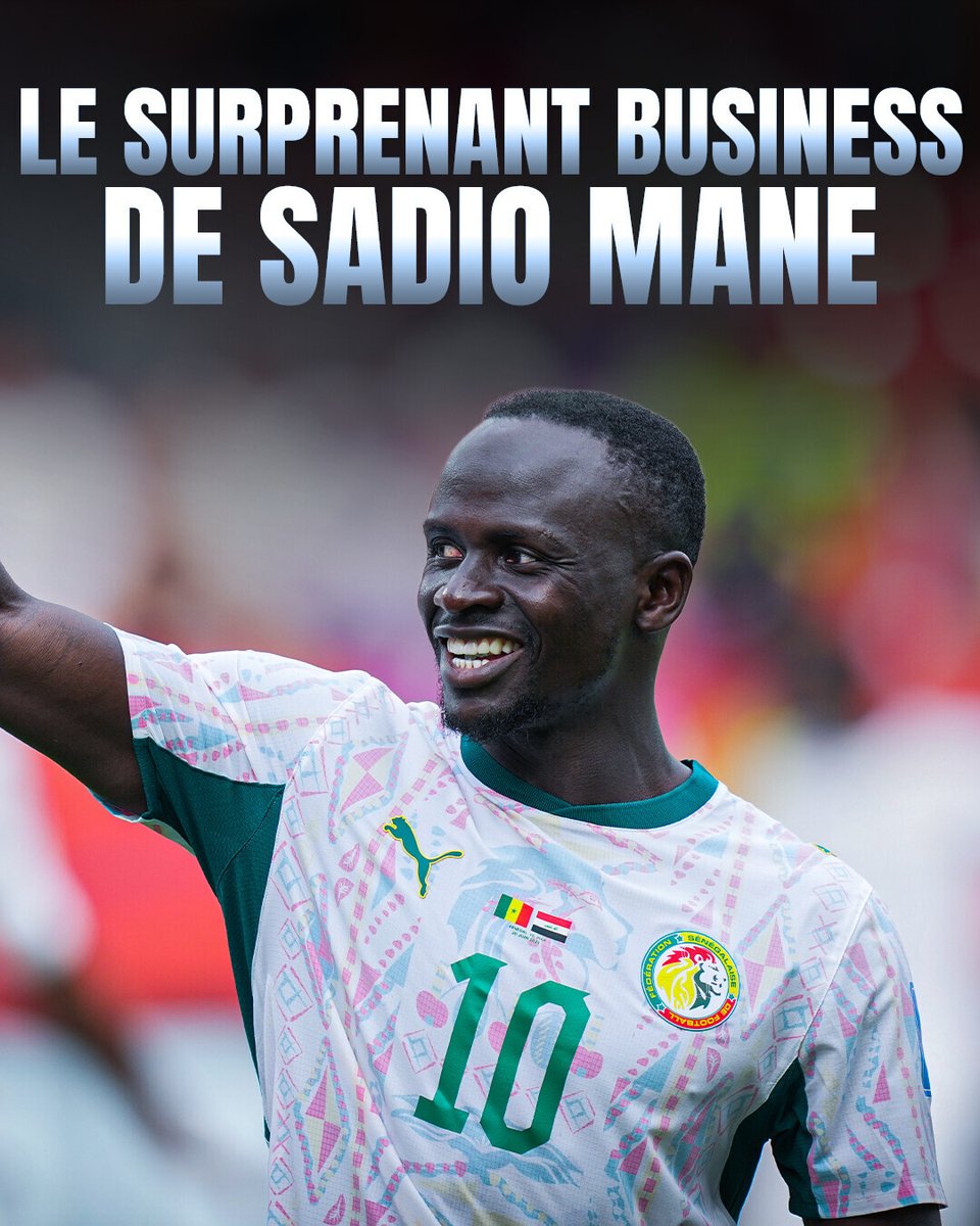 RMCsport's tweet photo. 💰 18 millions d'euros investis et 1000 emplois en création

📝 Le surprenant business de Sadio Mané au Sénégal ► https://t.co/ZgAJcMV85R https://t.co/c78v6PjqXU