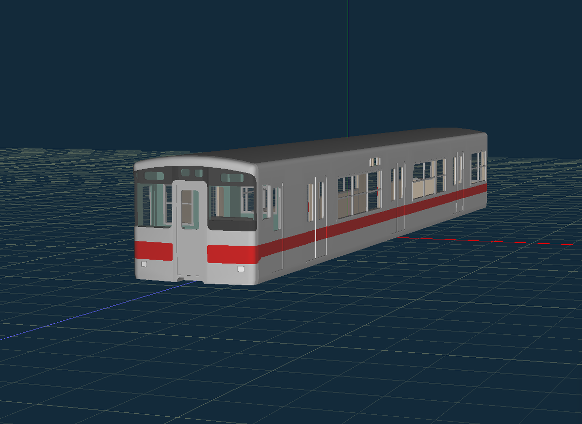 RYUTA_200_'s tweet photo. 車端部の非対称部分を一部作り直してマッピングをした https://t.co/Q4XYsYHPvV