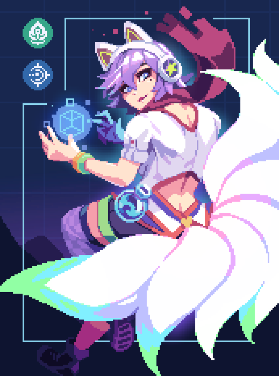 InxanityOCE's tweet photo. Arcade Ahri Legend fanart
#pixelart #riftbound https://t.co/c567pmLFzh