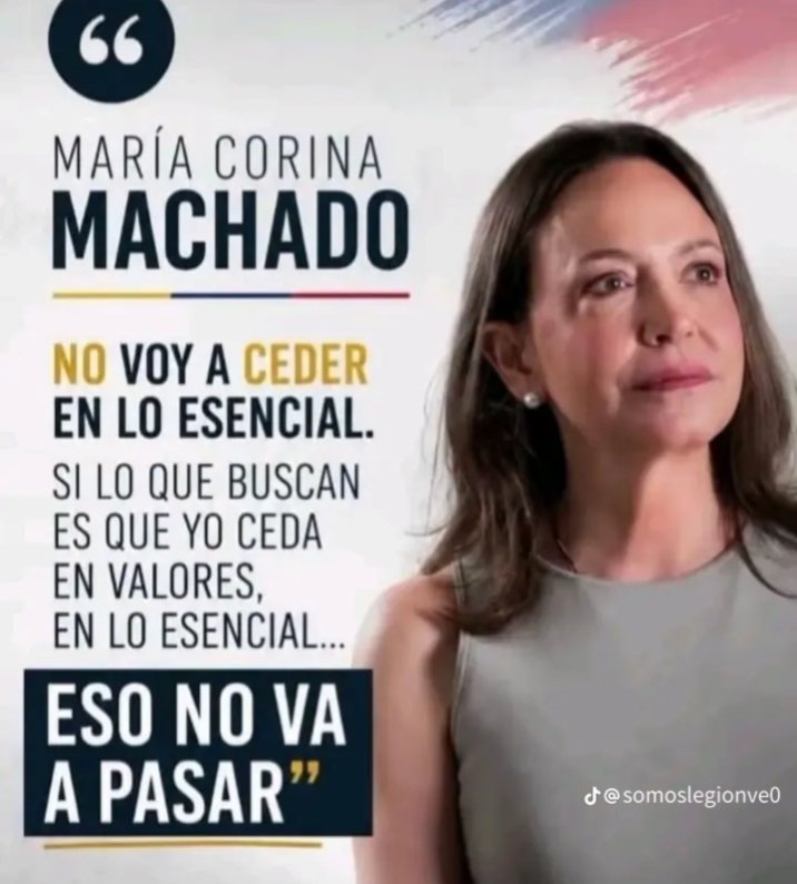 LaVerdadTraePaz's tweet photo. @quetalnoe @EmmaRincon @SecRubio @SenRickScott @MarioDB @SecWar @DeputySecState @Interior @usembassyve @WhiteHouse @StateDept @ChrisVanHollen @FoxNews @abc_es @onu @MariaCorinaYA tiene todo el derecho de regresar. El terror de la administración #Trump es que cuando llegue la movilización en #Venezuela 🇻🇪 será apoteósica, MULTITUDINARIA y eso causaría un revés fatídico en #EstadosUnidos.
#MCM 🇻🇪 DIRIGASE, HABLE AL MUNDO, SERÁ ESCUCHADA. https://t.co/NbbWHymiQU