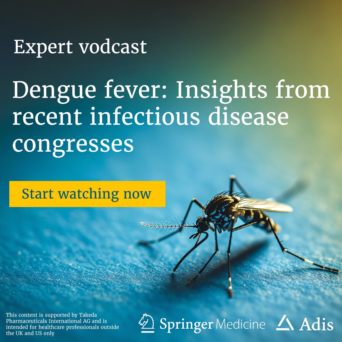 Springer_Med's tweet photo. What are the key updates in dengue research?

Prof. Sáfadi deciphers the key scientific findings presented at recent congresses, in this free video podcast.