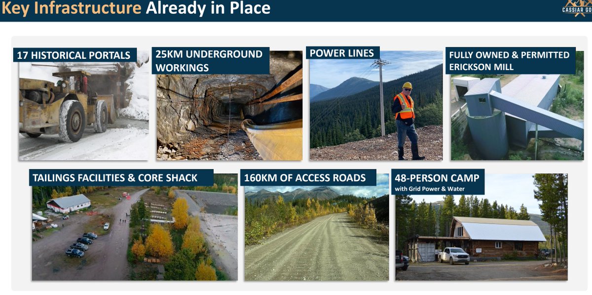 inigoezponda's tweet photo. $GLDC.V: I recently published Cassiar Gold on my Substack at C$0.45. I think the company is a great buy for this Q4 of 2026. The thesis is simple:

-The stock trades cheaper than its peers at the pre-PEA stage, even though it has several reasons to trade at a higher value per ounce. Today Cassiar has 2.34 Moz at 1.01 g/t and trades at ~US$20/oz on EV. Canadian peers with a resource and no economic study trade at ~US$34/oz on average. The main asset is the Taurus deposit at Cassiar North, and that's where almost all the long-term value is.

-Yes, Taurus has a higher % of Inferred ounces than its peers (~83%). But look at what the deposit is: one very big open pit, not a cluster of satellite pits. That means one pit, one waste dump and one plant for the whole resource. It's bulk tonnage, with good grade for this kind of system (1.01 g/t at a 0.40 g/t cut-off, versus 0.7-0.9 g/t at most peers). 81% of the tonnage is within 100m of surface, and there are very high-grade zones that could matter a lot in the first years of production. Bulk-tonnage potential, real near surface, single-deposit, and already permitted (they need to update the permits).On top of that it sits next to Highway 37 with grid power already connected, which removes a big part of the capex surprises you usually get in northern BC. 

-Then you have Cassiar South, a secondary asset in the historic Cassiar camp. It has a 300 tpd mill already built and ~25km of underground development. They're trying to restart it in 2028 for US$30-40M of capex, producing 30-60k oz of gold per year. The CEO puts the replacement value of the South infrastructure alone at C$200M+, against a company worth ~C$75M. It's already permitted but in care and maintenance, so they need to update the permits, not get them from zero, and that shouldn't be a problem. A greenfield project needs a decade to cover that same ground.

-Peers trade ~50% higher per ounce than my entry point. That case alone gives you ~50% upside, and it needs nothing else: no premium, no new ounces, no higher gold price, no PEA. Only for the market to stop discounting Cassiar more harshly than the companies next to it.

-But the PEA is also coming in November, and Q4 is full of potential catalysts. With the PEA they'll update the MRE. It will probably include ~10km of drilling, mostly step-out, and probably lower the cut-off grade to 0.3 g/t, which is much more realistic with gold where it is today. That should take us to 3+ Moz. The updated MRE alone makes the stock even cheaper, because you get more ounces for the same market cap. Then the PEA adds value per ounce on top. It's the first time anyone puts cash flows, NPV, IRR and capex on Taurus, and it moves Cassiar out of the bucket the market prices only on ounces.

-To get a sense of what the project could be worth, I built my own model of Taurus from scratch while we wait for the PEA. It's my approximate estimate. It's a 15,000 t/d open pit, with costs and capex benchmarked line by line to a comparable engineered study in BC. The key point: I did it only with the current 2.34 Moz. It does NOT include the resource expansion that will probably come with the updated MRE. That means no ounces from the 10km of drilling and no lower cut-off. On top of that I only convert 75% of the resource into mill feed, I run the grade flat at 1.01 g/t with no high-grading in the first years. Even so, the post-tax NPV5 comes out at ~US$2.1B at US$4,500 gold (54% IRR) and ~US$1.4B at US$3,500. That's ~C$15 of NPV per share against a C$0.45 stock, so the market is potentially paying ~3% of the project's present value according to my own computations. If you add the 3+ Moz I expect after the MRE update and mine the higher grade first, the NPV goes up from this initial scenario. None of that upside is in my base case.

-Why I think this PEA is more predictable than most: it's one simple, continuous deposit, open pit only, no underground component, on flat ground. Road, power and permits are usually the three things that blow up a first study in BC, and here they're largely in place.

-In Q4 we get drill results, metallurgical results, the updated MRE (lower cut-off plus the new drilling) together with the PEA, a potential JV confirmation for Cassiar South, and potentially the results of the internal studies on Cassiar South restart. That's a lot of news flow for a company that today has little volume and few eyes on it and that is cheaper than rest imho.

-If we get a bit lucky, the Cassiar South JV could happen this Q4 and we get some nice cash for Cassiar Gold. Imagine that right after a successful PEA they tell the market: "we're fully funded for the PFS, don't worry about dilution for now." It would rerate even more, because the market isn't expecting that and dilution is exactly what usually caps these stocks after a PEA. And market potentially will see that the company will raise at a lot higher valuations. Also, there are already 7.27M warrants in the capital structure that can only be exercised if a JV or transaction happens at Cassiar South. That tells you the company has always treated a partner there as a real option. Lets see if it happens.

It's really hard to find stocks that trade below their peers, have real reasons to trade at a premium, and have imminent, important de-risking catalysts. This is a medium-term rerate buy imho.

Not investment advice. Make your own DD.