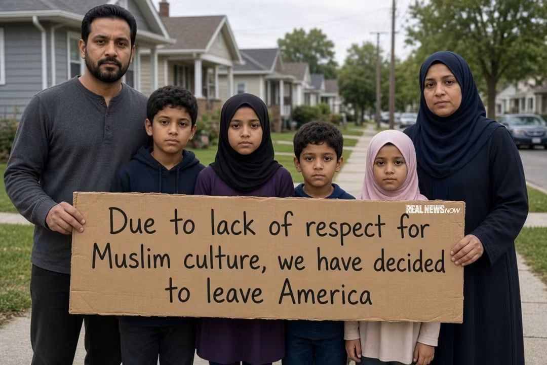 TrumpAccount47's tweet photo. Due to lack of respect for Muslim culture, we have decided to leave America. https://t.co/dLf46wAFPN