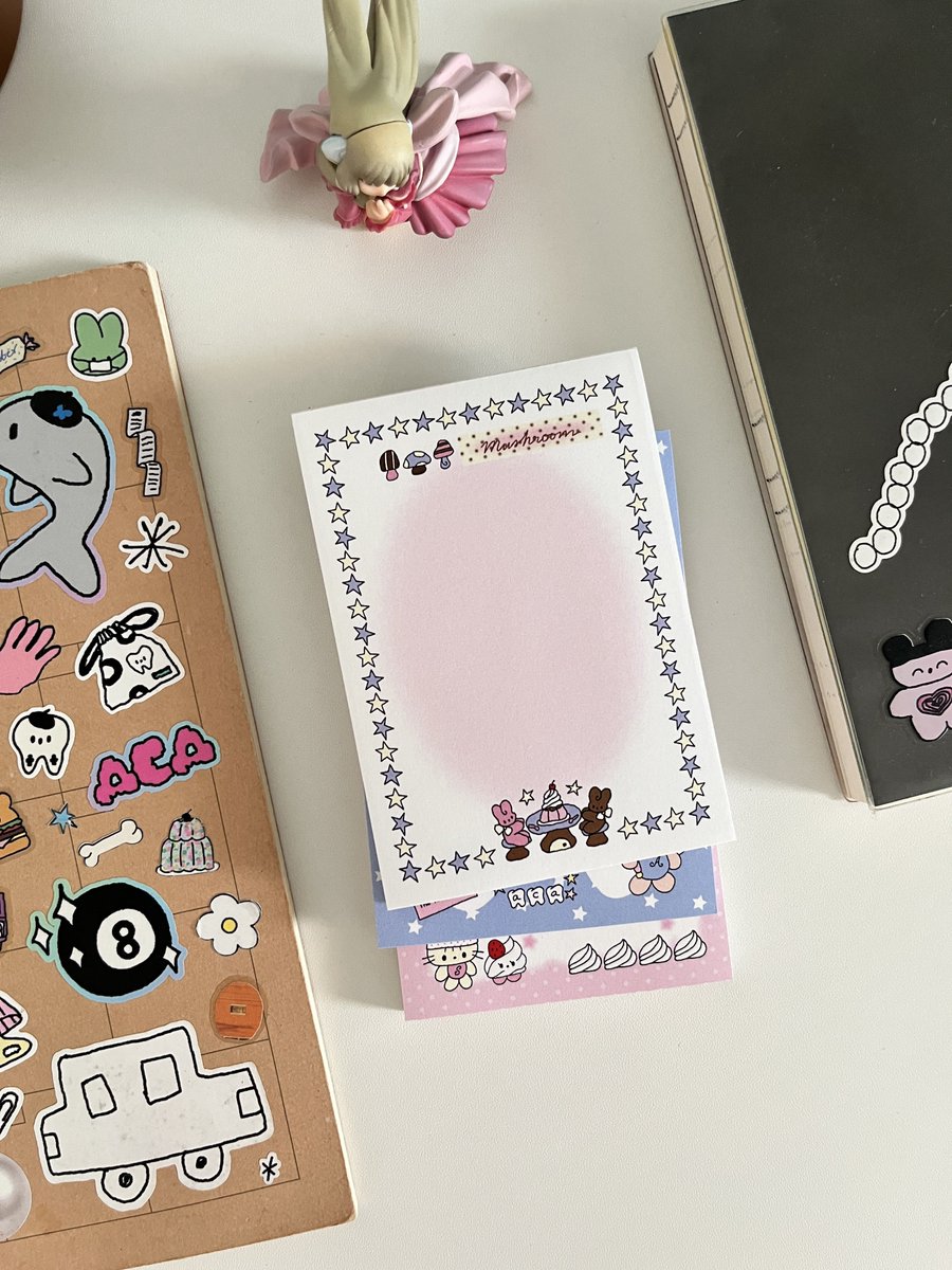 acuteattack's tweet photo. Line shop update￼📚
Memo pad 7x10 cm 2 in 1 https://t.co/FQVLWiPbyU