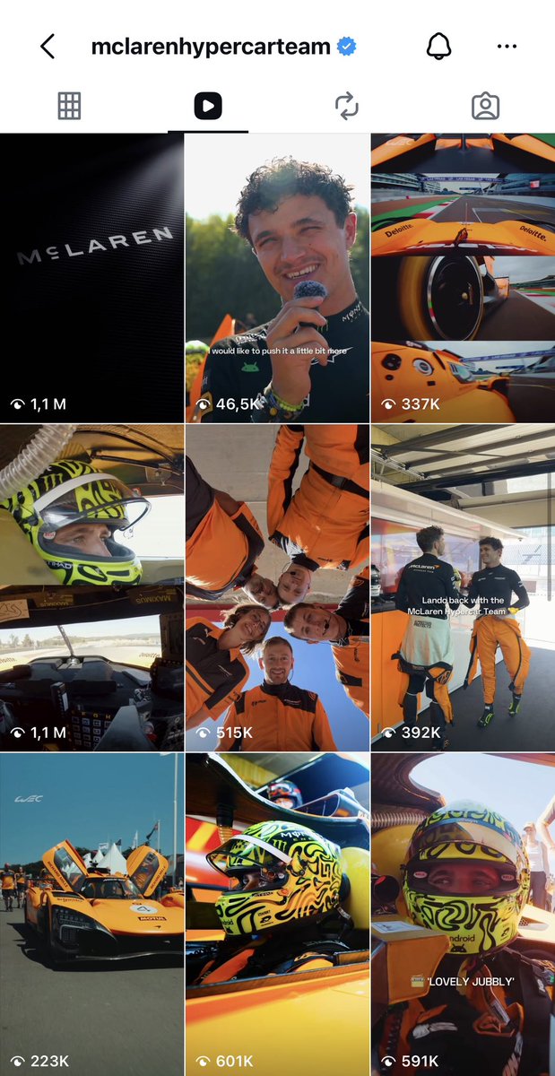 ln4norris's tweet photo. i love how the hypercar team adopted lando 😭 https://t.co/4yFWS4t78M