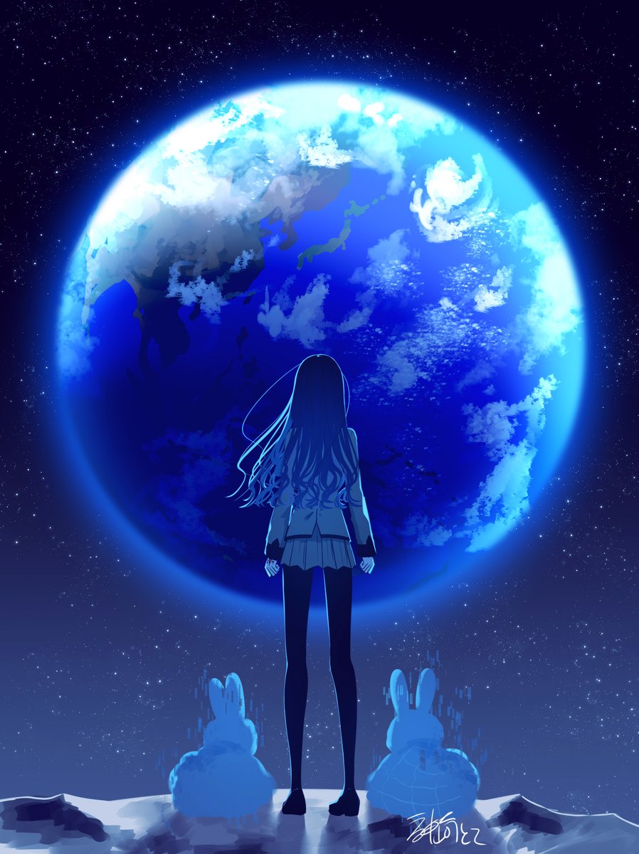 G_HKX's tweet photo. SW最終日：岸波
「いつか、地球の海に行けたら―――」 https://t.co/Y2LcFZyKzs
