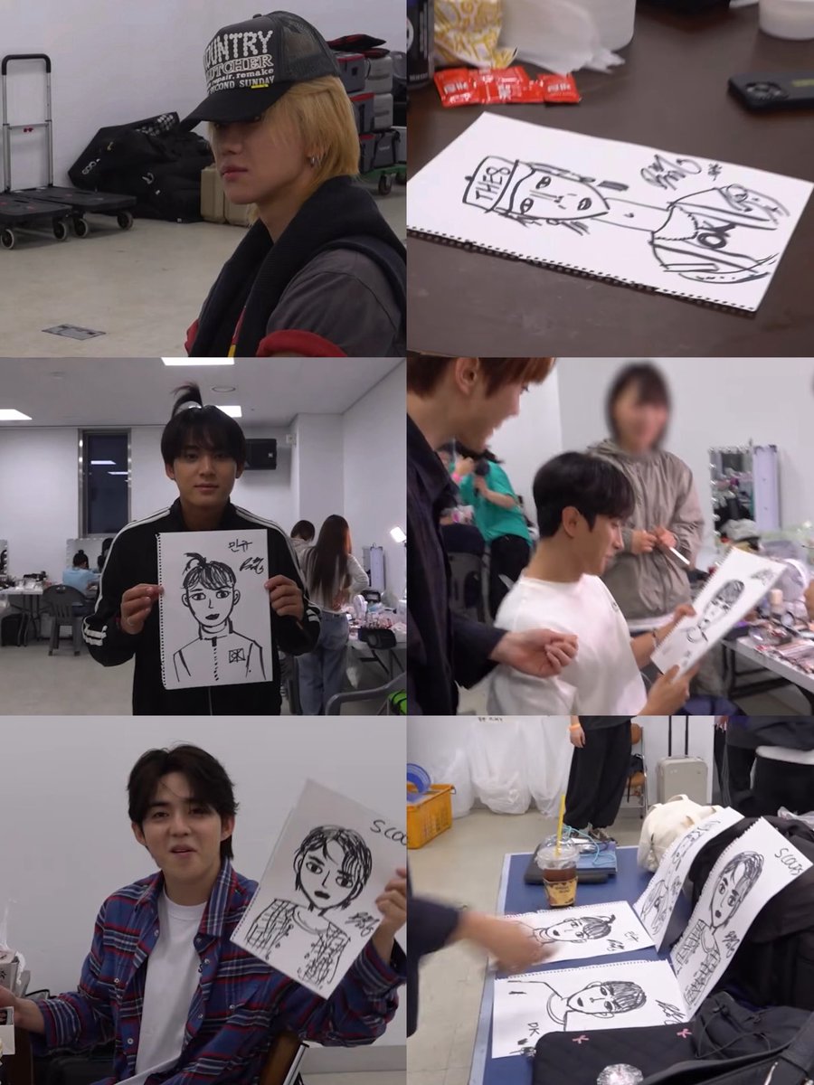 kwansources's tweet photo. seventeen caricature by seungkwan 🎨 https://t.co/EBVrGMnYMD