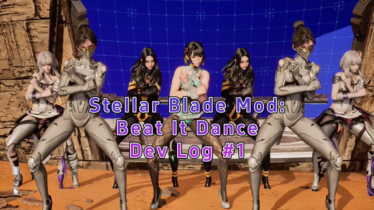 zsgaming67's tweet photo. Stellar Blade Mod: Beat It Dance Dev Log #StellarBlade
#BeatIt
https://t.co/YvCG7xY5Ej https://t.co/n6Or2wEfBn