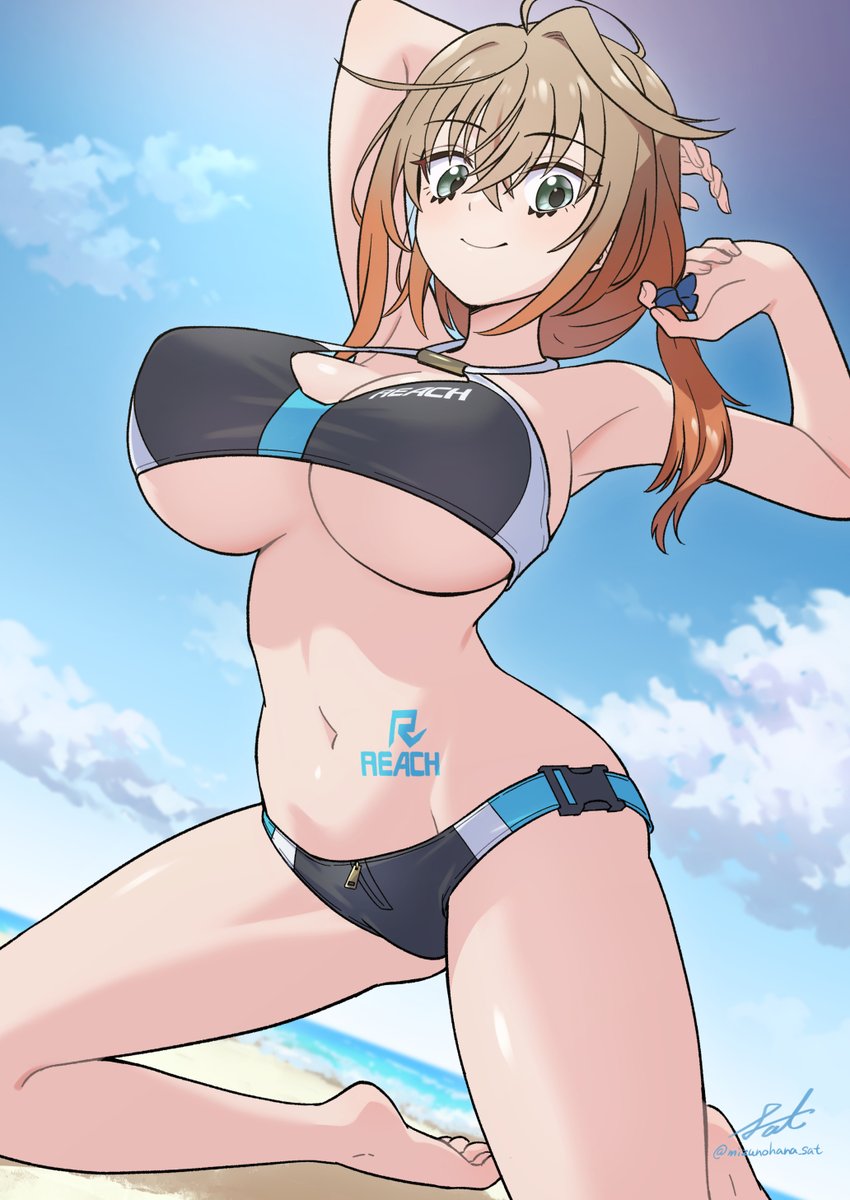 mizunohana_sat's tweet photo. アニバ∞スーツシイナちゃん
#なのはEXGV　#Skeb https://t.co/OXfHL8kz0Z
