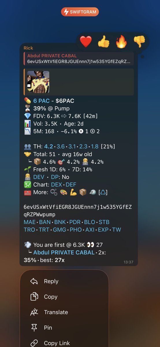 guylikehafiz's tweet photo. Bought $2PAC

CA: 

6evUSxWtVfiEGR8JGUEnnn7j1w535YGfEZqRZPWwpump https://t.co/dL97FXBJJY