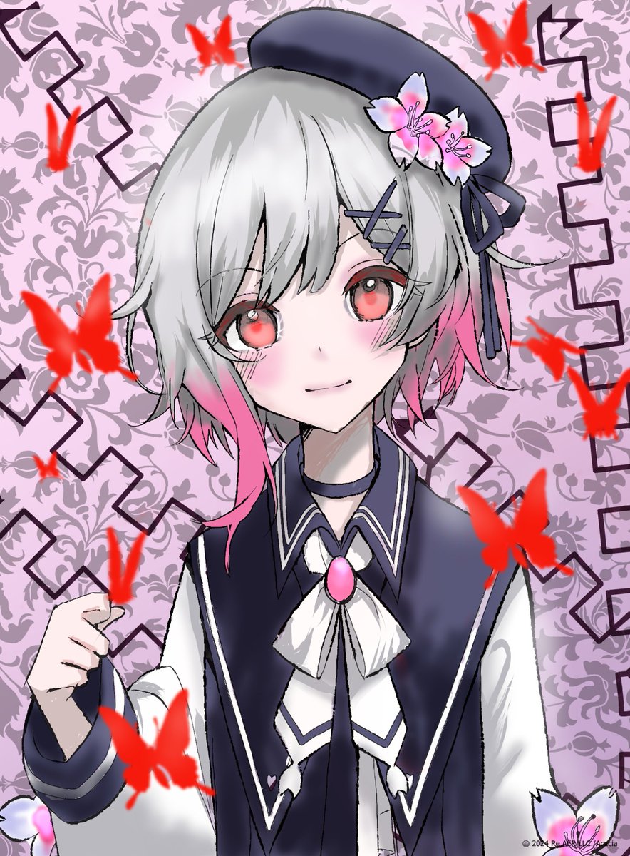 5norakun's tweet photo. #第三十七回塗りマス
桜羽エマちゃん塗りました https://t.co/CjBSsEdpfD