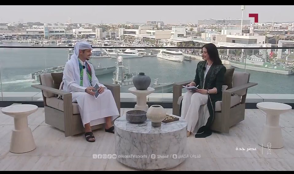 mstottenham's tweet photo. استديو قناه الكاس القطريه مطل ع نادي اليخوت في جده وكل طاقم 
قناه الكاس في جده 🤍👏

استديو القناه الرياضيه السعوديه في الرياض والضيف في جده 😓😓

كلهم قنوات حكوميه لكن الفرق في العمل الطموح .. https://t.co/cq3luhWhoW
