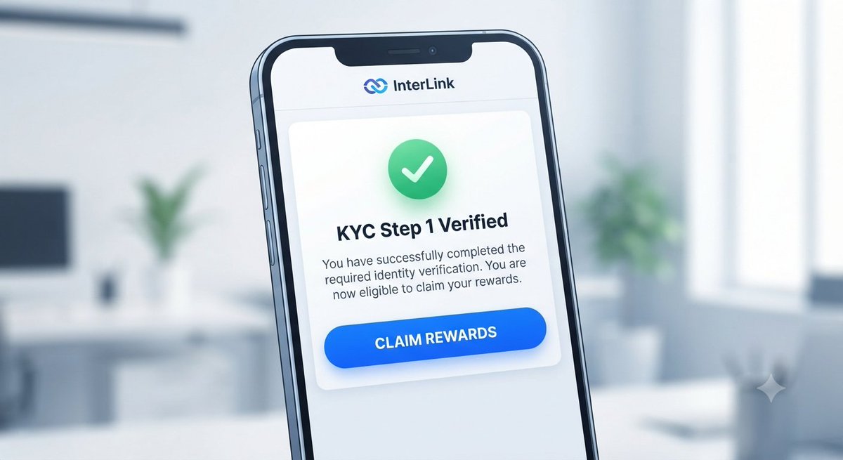 RVLakshmi369's tweet photo. 📱 KYC Step 1 Completion
✅ KYC Step 1 — Verified.
🔐 Your eligibility step is complete.
🚀 The CLAIM REWARDS button is now active.
🎁 Move one step closer to your milestone rewards.
⚡ Verify. Claim. Celebrate.
🔥 Your reward journey starts here.
#InterLink #ITLG #ITL https://t.co/QJeQYkPELl