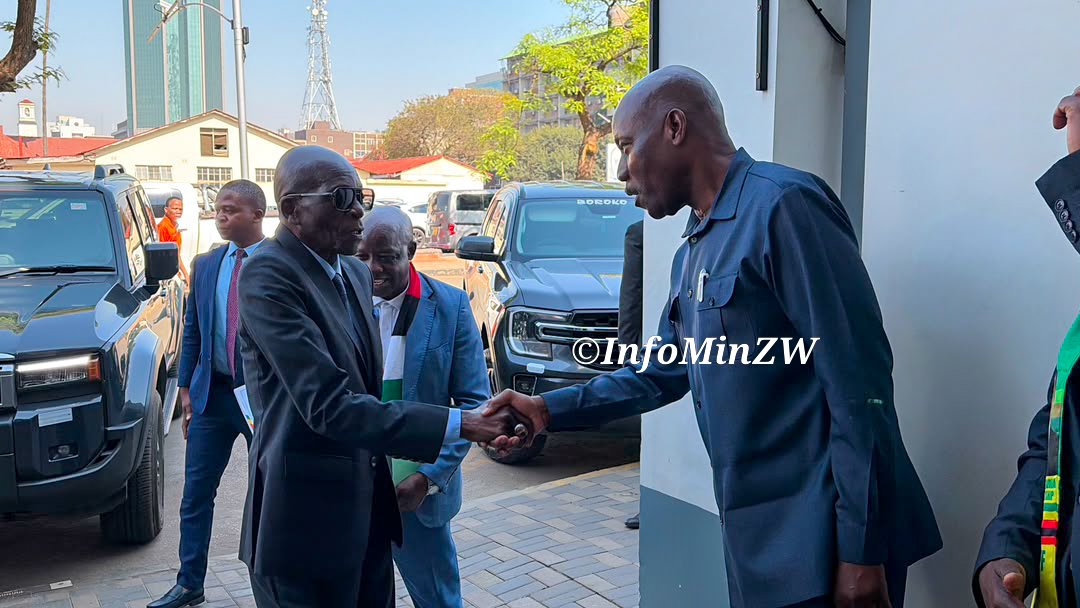 InfoMinZW's tweet photo. Harare 
23/09/26

Minister of State for Provincial Affairs and Devolution, Hon Sen C. Z. Tawengwa today officiated at the Chitepo School of Ideology handover where outgoing Principal Cde Ishmael Mada handed over to incoming Acting Principal Col (Rtd) Ernest Dube. 

In his remarks Hon. Sen. Tawengwa said the Chitepo School of Ideology plays a critical role in equipping cadres with liberation history and revolutionary party principles to advance Vision 2030 under "Nyika inovakwa nevene vayo." He urged Col. (Rtd) Dube to build on Cde Mada's work to produce disciplined, patriotic cadres and assured continued support from Government.