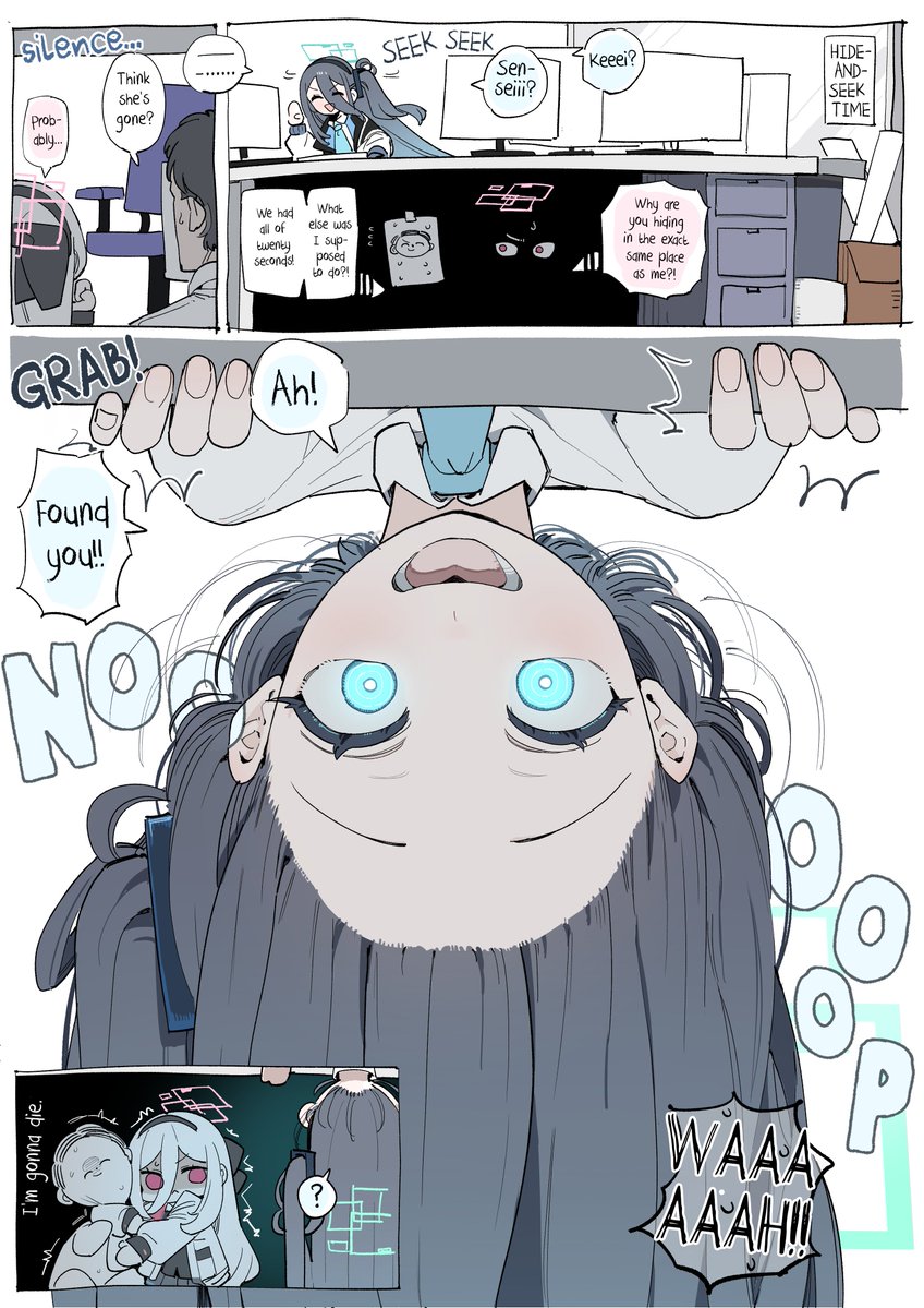 TheParacite's tweet photo. @maton_3110 [EN Version]
Artist's Comment: Aris   Kei   Hide-and-Seek

英語版です！ https://t.co/VM471DZV5N