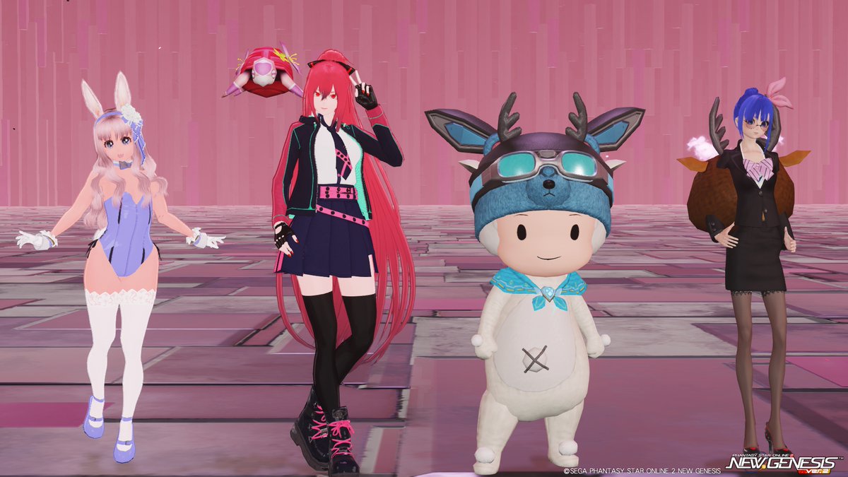 hosino_melissa's tweet photo. #星野メリッサの思い出のアルバム #PSO2NGS_SS #PSO2_SS
今回のPSO2は、マリッサで!w
トナ会の皆様と、緊急クエストから、期間限定クエスト
それから、ゆきやまの嘘塔の周回をしました!w
SSの2枚目で、もふーりさんがバニースーツに着替えていたので
着てしまいましたね? バニースーツを。。
では私も、謹んで今日のPT解散まで
バニースーツ姿でいさせていただきます。
クエストのクリア後に、いっしょに記念撮影も!w