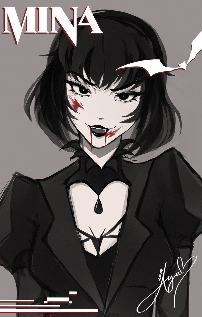 chibiayart's tweet photo. bleh 🩸
#mina https://t.co/NDihsLWmQt