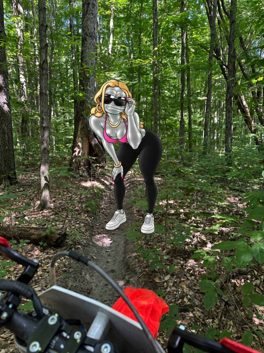 JaMac916790's tweet photo. Coded has different meanings for everyone.

When you’re a dirt bike rider and you’re out flinging dirt and you come across the $PEPONS baddie in the trails, ITS CODED!!!?! https://t.co/Trf7yppoIK