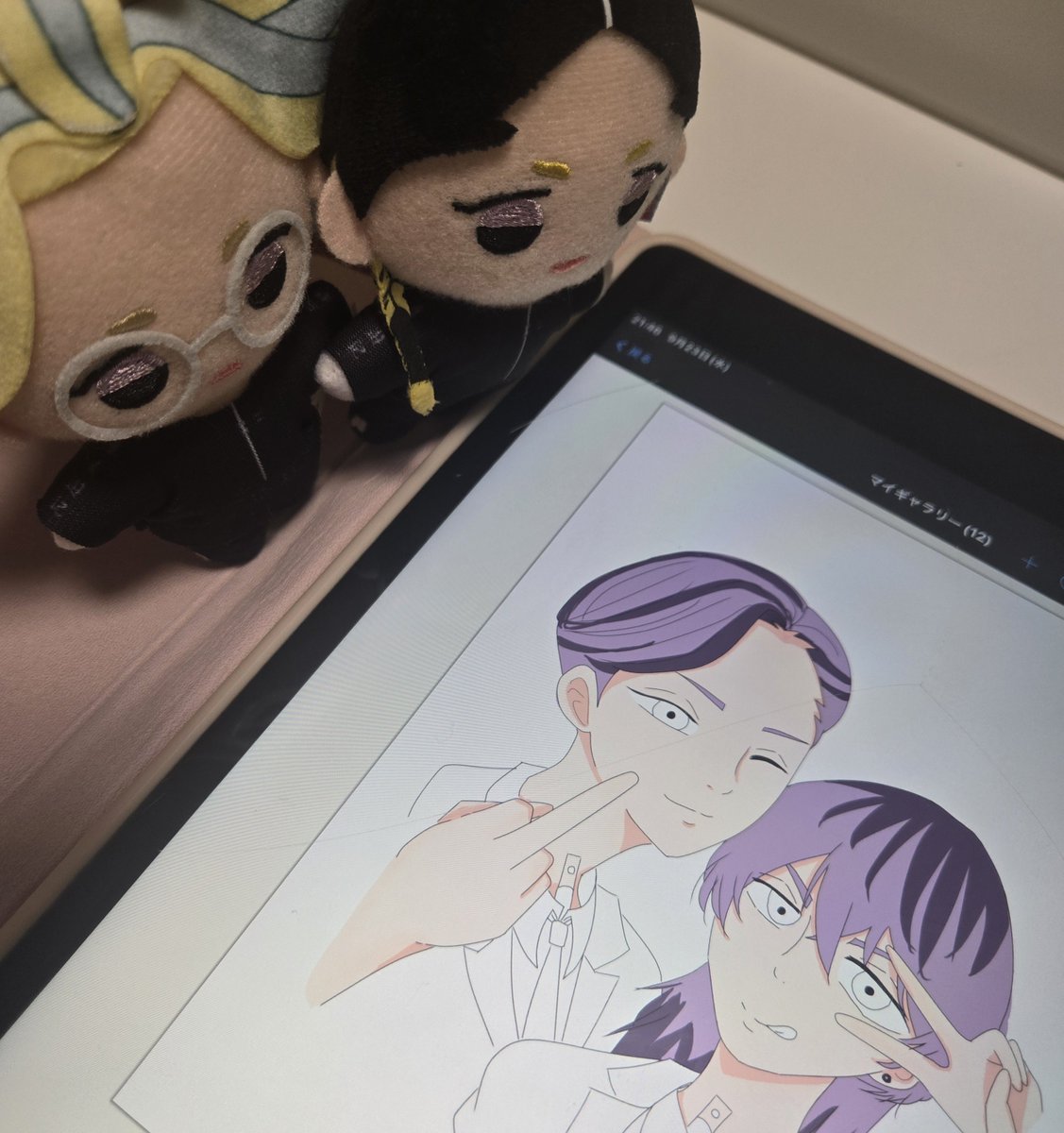 hoa2620rr's tweet photo. プリ風イラストもう嫌になってる
もう諦めたいネ、そう思わない？
らんちゃんりんちゃん https://t.co/7QU2LriMJ7