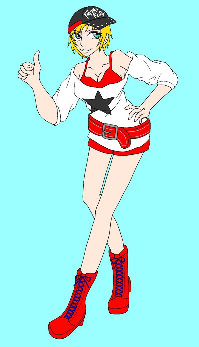 yukari_nesan's tweet photo. 元はパチスロのキャラだそうな。オリジナルの新キャラかと思いきやそういう所から引っ張って来るのがいかにもKOFらしいなと思いました。
#KOF
#KOFXIV
#SNK
#女の子
#格ゲーキャラ描こうぜ
#アリス https://t.co/aE9rBQvUnB