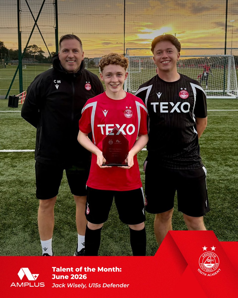 AberdeenFC's tweet photo. Congratulations to all our Amplus Talent of the Month Award winners 👏

Thank you to Amplus for their continued support of the @AberdeenFCYouth Academy ❤️ https://t.co/NGrIHHpdJQ