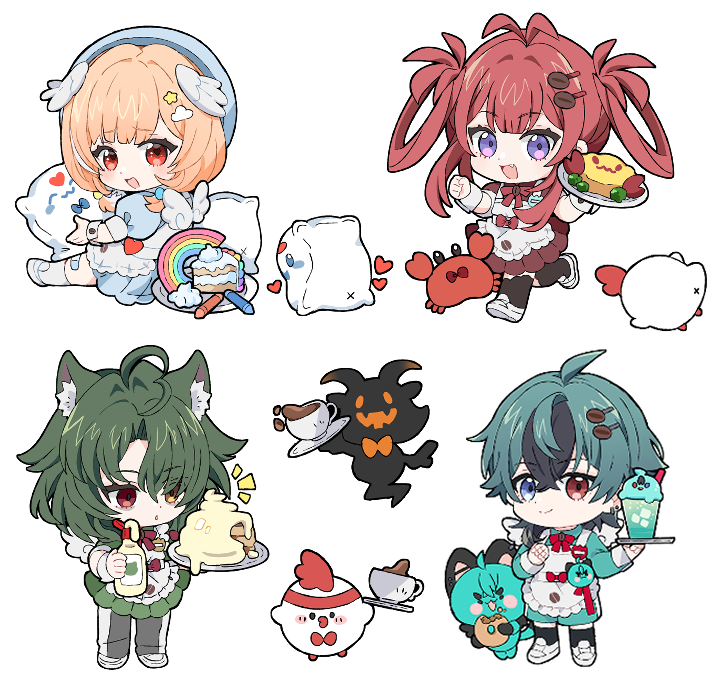 n4391's tweet photo. Oshi Conbini chibi goods!
Look at these cute new servers!
#kanillust #pillowdraw #girl_dm_art #AQUAVTArt https://t.co/5M2WLHkczF