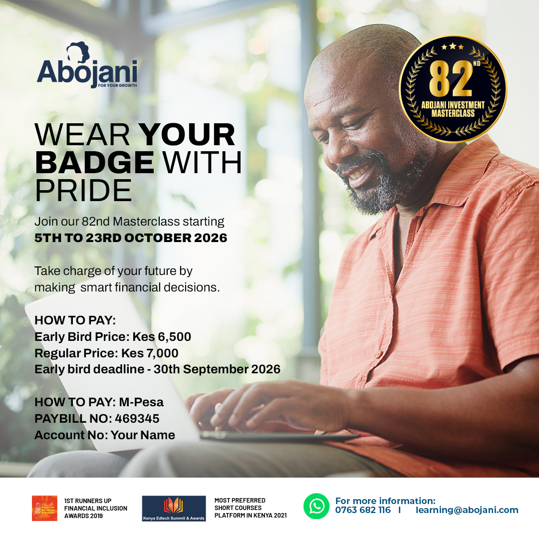TheAbojani's tweet photo. "The best way to become financially free is to become financially literate. 

Educate yourself on personal finance and investing, and your wealth will grow in abundance."

#AbojaniMasterclass https://t.co/r53gKUovUF