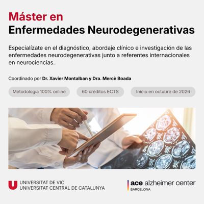 AceAlzheimer's tweet photo. @uvic_ucc @MerceBoadaR 🎓 ¿Quieres formar parte de esta 1ª promoción?

👉 Info e inscripciones: https://t.co/ve1vzEBumu

#EnfermedadesNeurodegenerativas #Alzheimer #Formación https://t.co/NgmFiW2zKZ