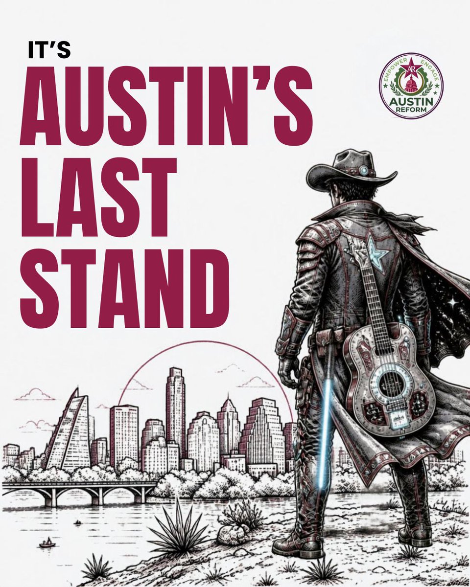 austinreforms's tweet photo. The hour is late, and the dice are cast.

Austin is being hollowed out by institutional grift, skyrocketing crime, and a political class intentionally managing us into municipal decay. 

If voters don't turn out this November, we're in for two more years of decline.

This isn't just another election cycle; it’s the battle for the soul and future of the city. 

We've highlighted five city council candidates that can turn the tide -- as well as mapped out where they stand on key issues like homelessness and public safety.

https://t.co/RJXnhnU1b6