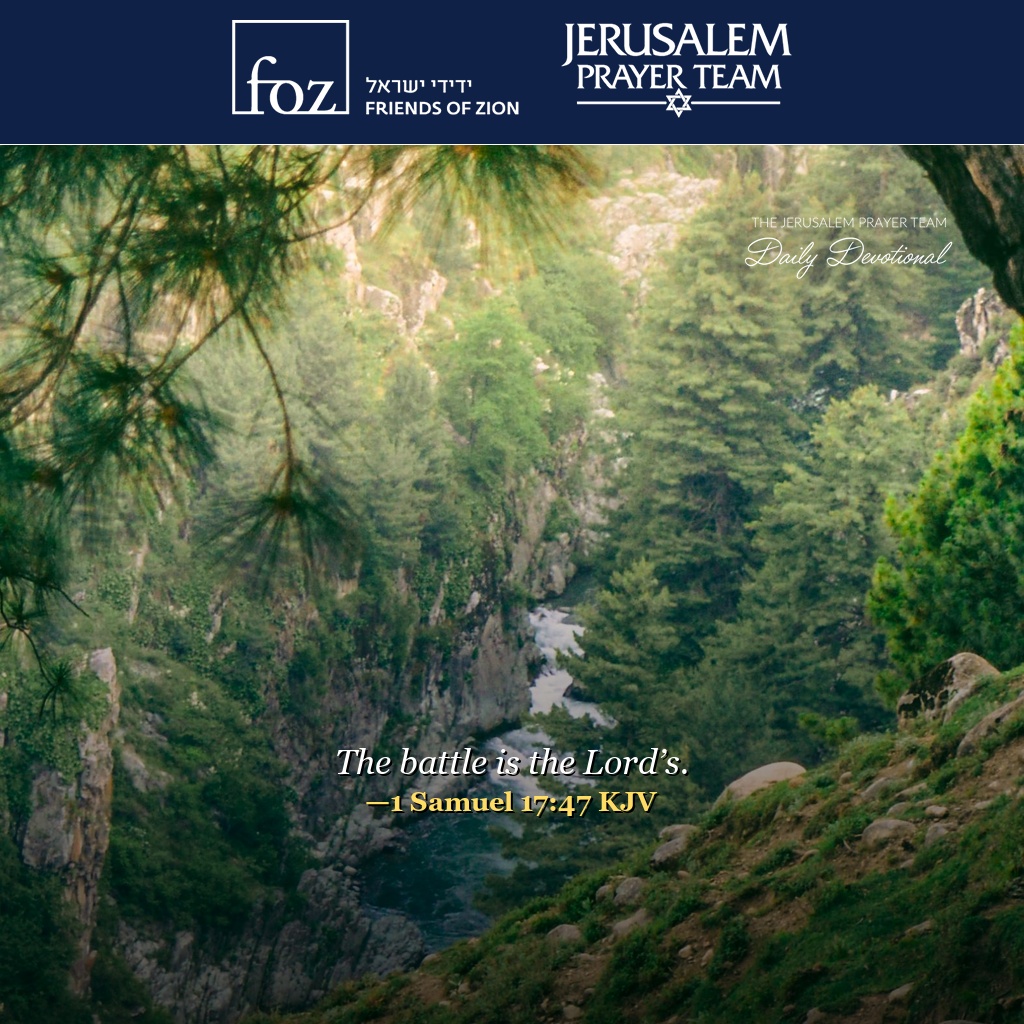 jerusalemprayer's tweet photo. 📖 Daily Devotional 📖

The Source of Victory

The battle is the Lord’s. —1 Samuel 17:47 KJV

Banners flying were a part of military equipage, borne in times of war to assemble, direct, distinguish, and encourage the troops. They were used also for celebrations. The banner was also displayed to acknowledge His glory and to implore His favor.

The banners that are flying for the Believer today have the Name of our God, Yeshua (Jesus), on them. I believe their color is red for the power of the blood; the streamer adorning the flagpole is for the Gospel—the Good News.

Rejoice that all the giants in your life bend their knees to that mighty Name, for “it is not by sword or spear that the Lord saves: for the battle is the Lord’s” (1 Samuel 17:47 NIV).