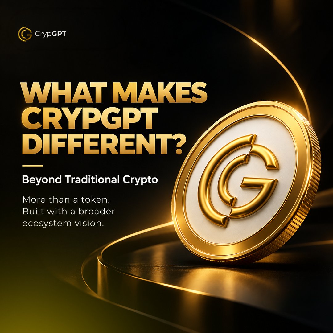 crypgpt_token's tweet photo. What makes CrypGPT different? π
Itβs not just about a token.
Itβs about exploring how AI, blockchain, data intelligence, and Web3 can come together.
Hereβs a quick look. π§΅π
#CrypGPT #Crypto #Blockchain #AI #Web3 #AIBlockchain #BlockchainEcosystem #CryptoInnovation https://t.co/MoehLzqCcw