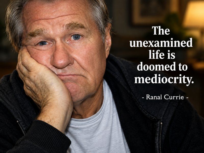 Ranal55's tweet photo. The unexamined life is doomed to mediocrity.
#quote #quotesmith55 #mediocrity #selfexamination #WednesdayWisdom https://t.co/IMQO02xNyn