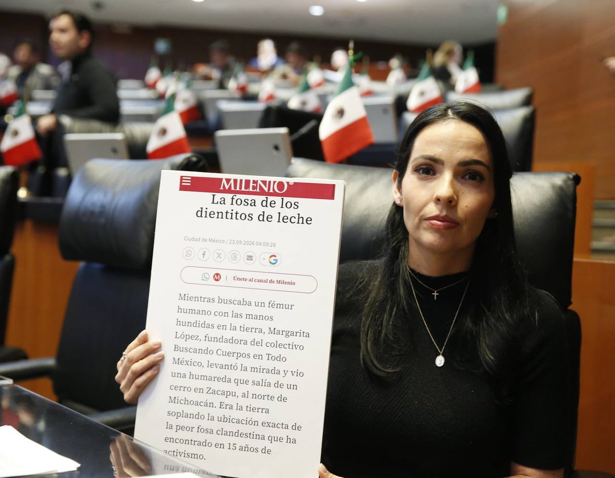 lauesquivelt's tweet photo. No vamos a permitir que esta noticia de @oscarbalmen quede en el olvido. Presentaré un punto de acuerdo en el @senadomexicano para exigir una investigación sobre esta fosa clandestina. No puede existir un país en paz, mientras los padres buscan a sus bebés en las cenizas. Ya es hora de hablar de los temas que sí importan. ¡Ya basta de impunidad!