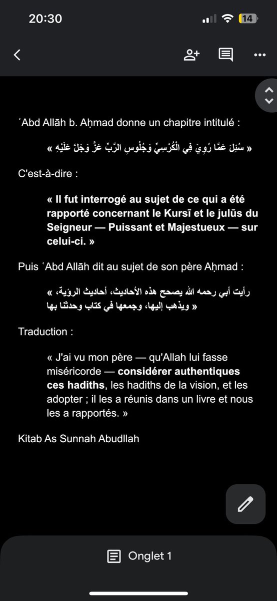 User10jkjv's tweet photo. Ibn Al Jawzi était un grand jahmi comme toi d’ailleurs 

Voici la Aqida de l’Imam Ahmad qu’Allah l’agrée

Les hanabilas n’ont pas ta croyance https://t.co/zO1Uykuecb