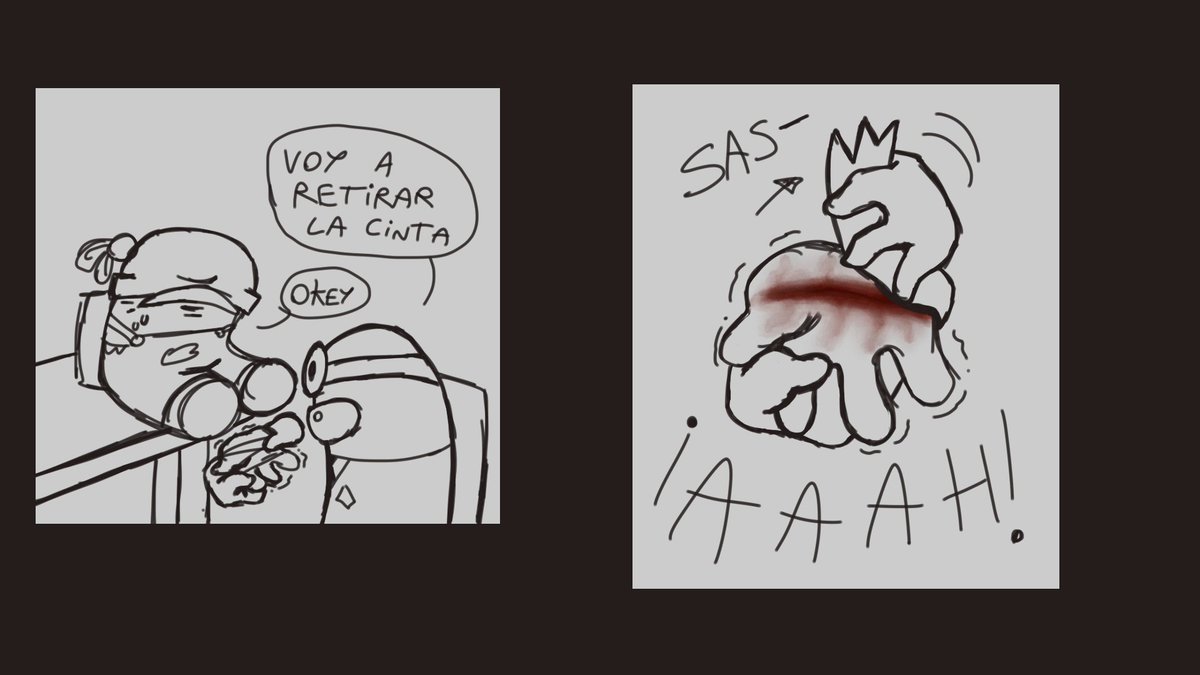 UnicornioLos's tweet photo. "OCULTANDO HERIDAS"
Fancomic Among Us -Parte 4-
#amongusshow #amongus #blime #amonguslime https://t.co/n54uVJjbHA
