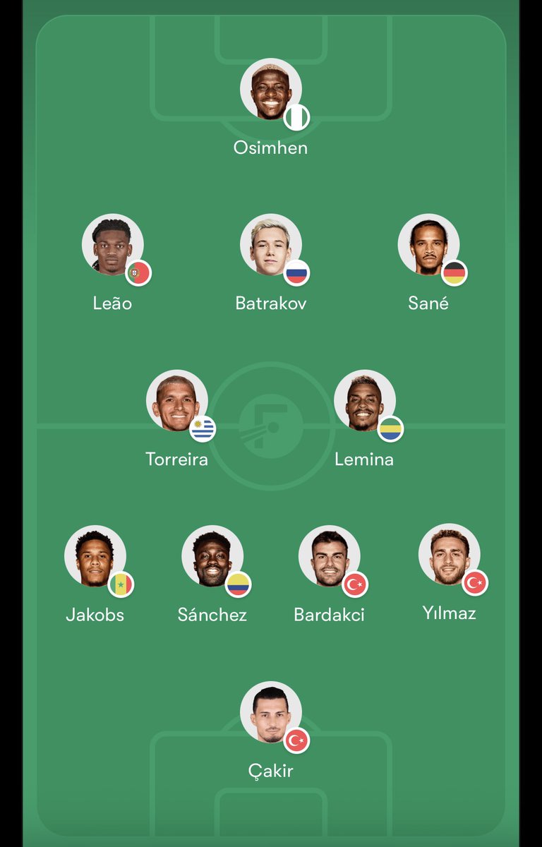 justserhant's tweet photo. Barcelona maçındaki ilk 11’i kafamda bu şekilde düşündüm sizce olması gereken nedir dostlar konuşalım. #galatasaray https://t.co/wkGPgmkDcj