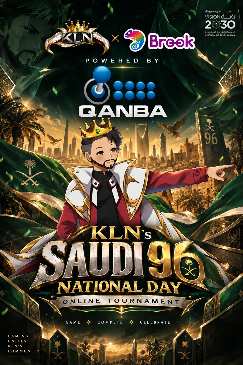 ggKLN_'s tweet photo. يوم واحد يفصلنا من بطولة كيلن الأونلاين بمناسبة اليوم الوطني بجوائز ضخمة جداً!

التسجيل مفتوح: https://t.co/s9XFD6juhn

وقت البطولة بكره والبث بيبدا قبله بساعات للترتيبات مع المتابعين

#وطن_التفوق #تكن #tekken #tekken8 https://t.co/Ilr7OnVJU5