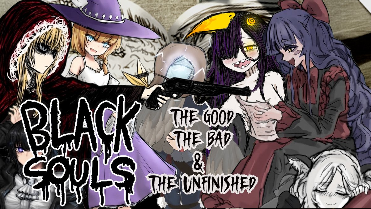 Trauson's tweet photo. I wanted to talk about Black Souls Mods, Black Souls Fangames and Black Souls Inspired Games. Because we need our huge fix on RPG Maker Dark Fantasy with a splice of spice.

https://t.co/LD4YdBBGA2

#blacksouls #blacksouls2 #deadredhood #alice https://t.co/aMGIeTvOz6
