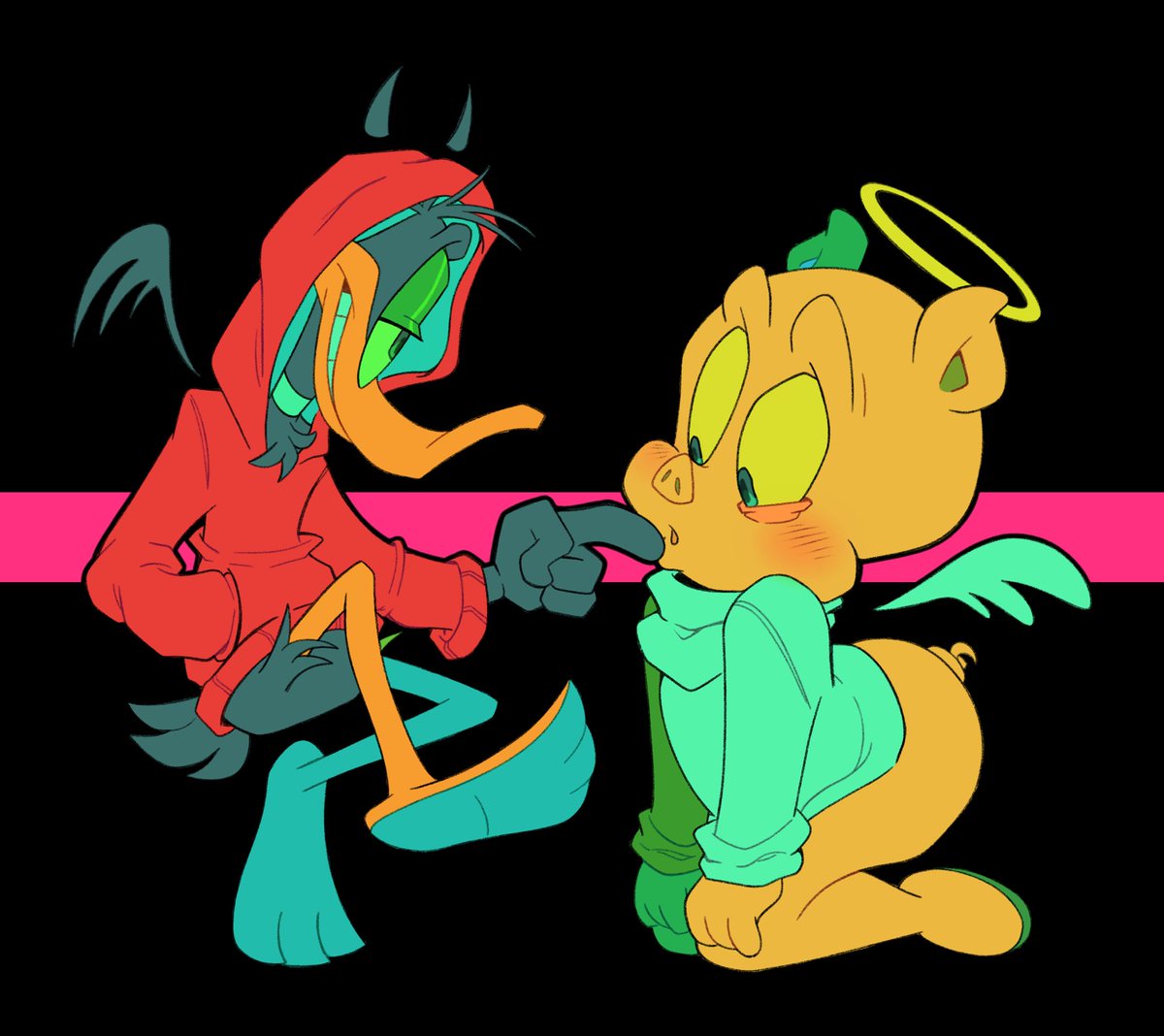 h0neygh0ul's tweet photo. Trickster? Temptress? Both?? #dafpork #looneytunes https://t.co/Nc1nD8BeZf