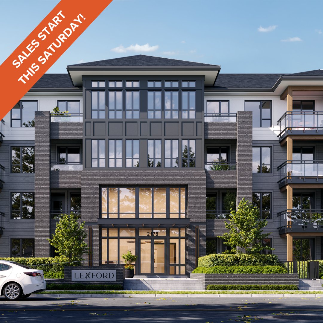 polygonhomes's tweet photo. Sales begin this Saturday, September 26th at Lexford by Polygon!  

Discover move-in-ready 1, 2 & 3 bedroom apartments in the heart of Port Coquitlam, with convenient access to parks, shopping, transit and scenic trails. One bedroom homes from $499,900, and two bedroom homes from $599,900.  

Register today at https://t.co/l0fwJNySBn.