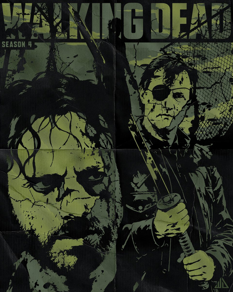WayneyDesigns's tweet photo. You can't think forever. Sooner or later, you gotta make a move.

#TheWalkingDead #TWD #WalkingDead #Zombies #PosterDesign https://t.co/Y7DfYu9GjG