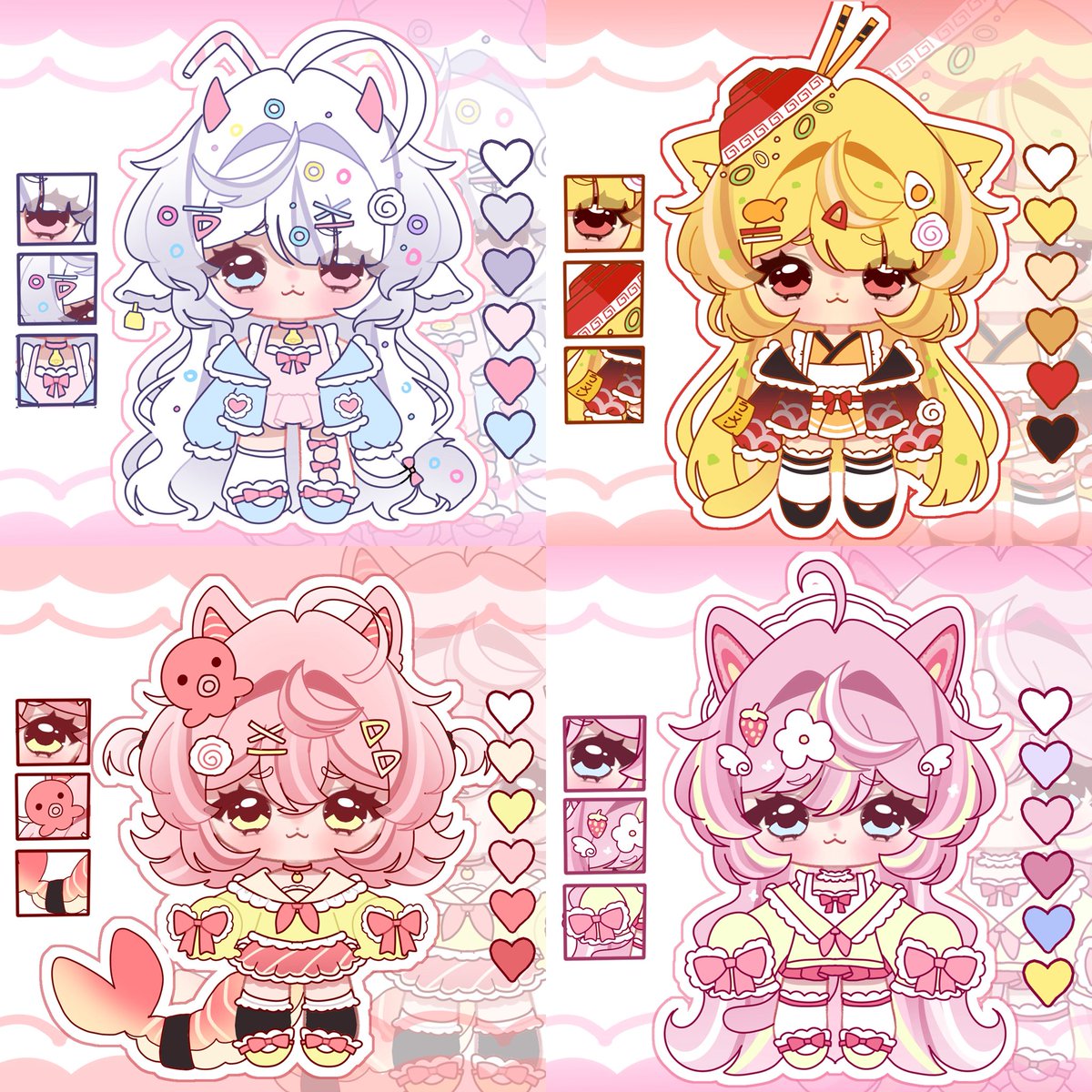 myztbloom's tweet photo. Foodie Themed Adoptables ;3
🏷️ 40usd each

🔗 Link Below ⬇️ 
📥 Dm for holds 

#adoptable https://t.co/fColUKfBPP