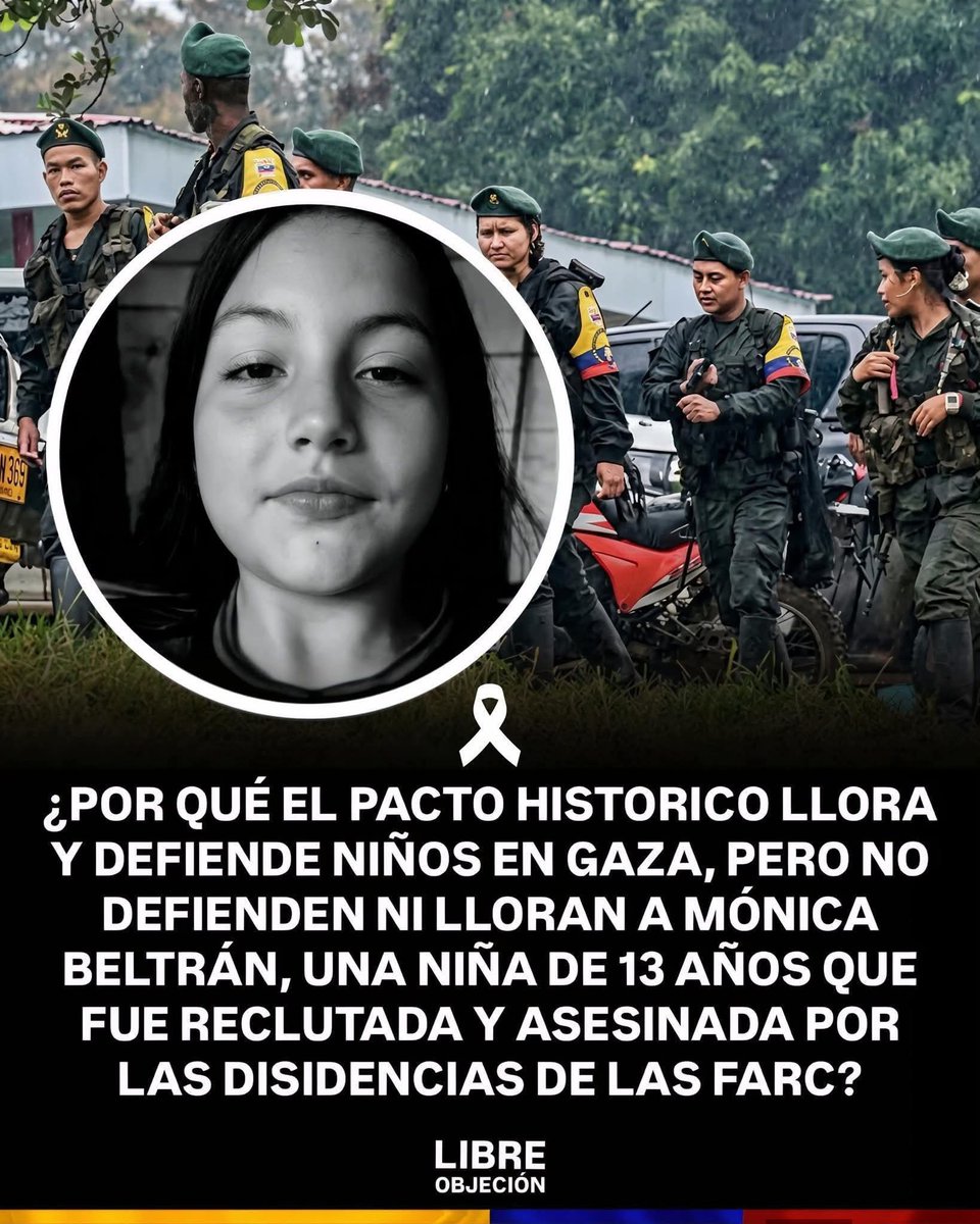 GualdyPalma's tweet photo. @IsabelVeraPacto Les duelen los niños dependiendo de donde son, si son palestinos lloran, si son colombianos no les importa https://t.co/CADV3iH1oH