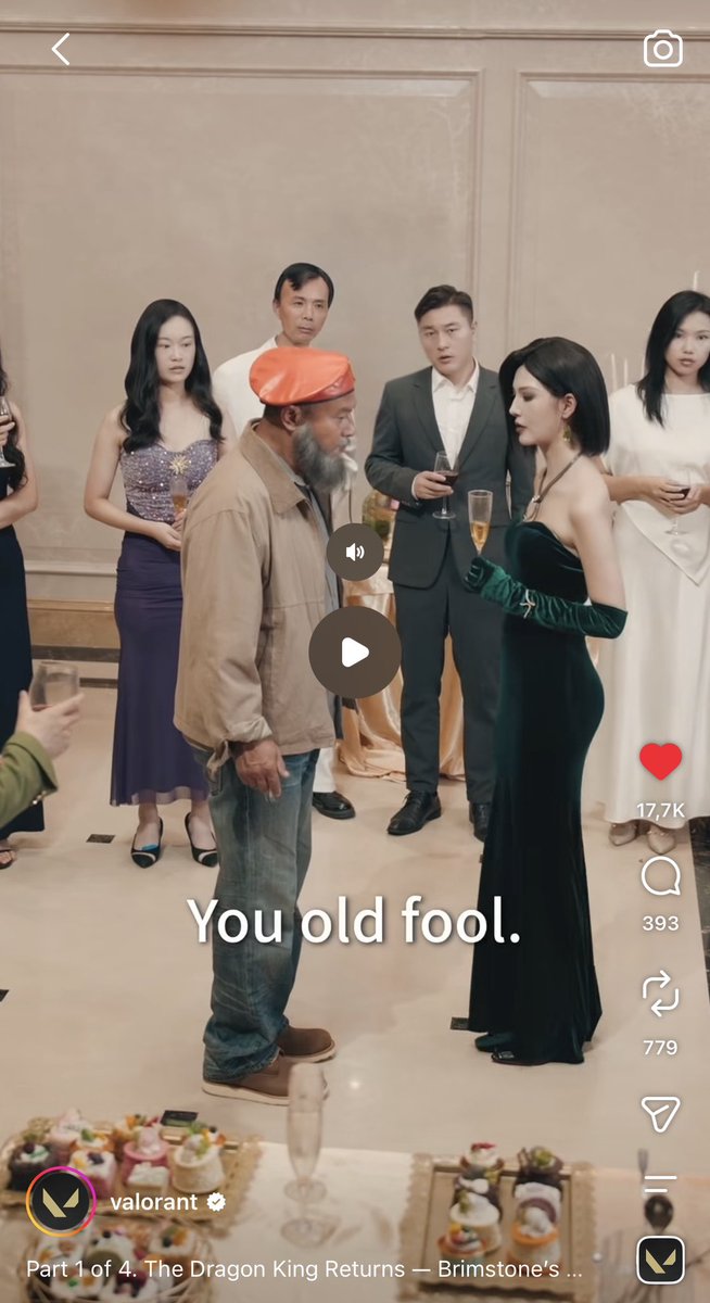 VALO2ASIA's tweet photo. Im having the worst fever dream why am is seeing a chinese micro drama on the official valorant account https://t.co/KPTEXydaGk