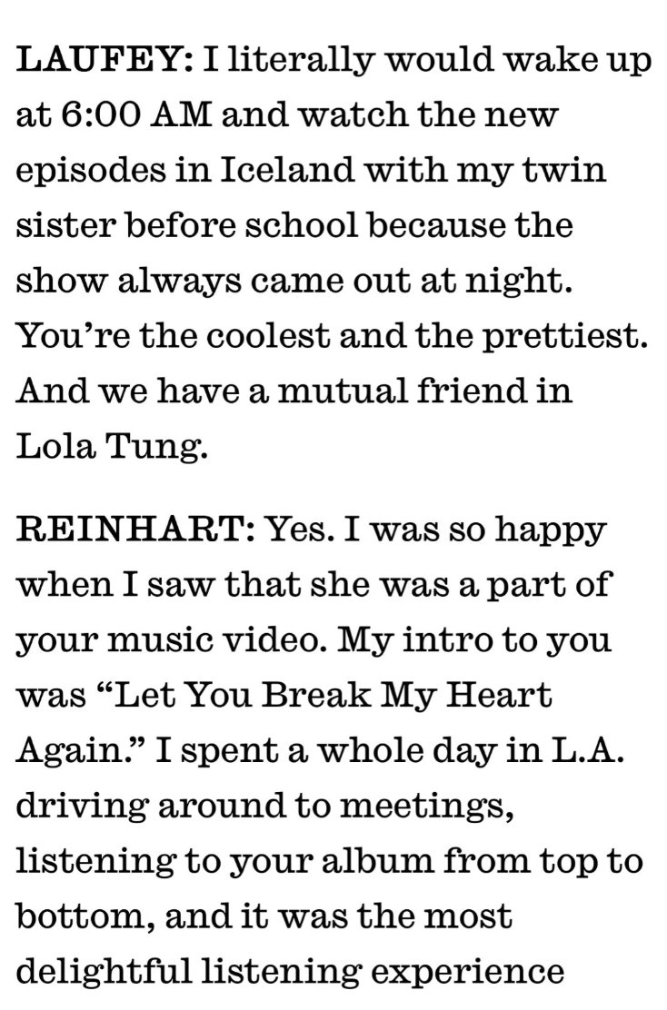 lolatungbot's tweet photo. ICONS! Laufey and Lili Reinhart bonded over having a mutual friend in Lola Tung 🖤 https://t.co/sF6jmOqjOk