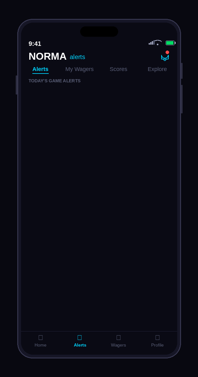 watchNORMA's tweet photo. No games on the board today, but your wagers aren't going anywhere. Keep all your bets tracked in one place with NORMA. Set alerts for when the action returns. Download now and stay locked in.

#SportsBetting #NORMA https://t.co/Ejjxx89Egg