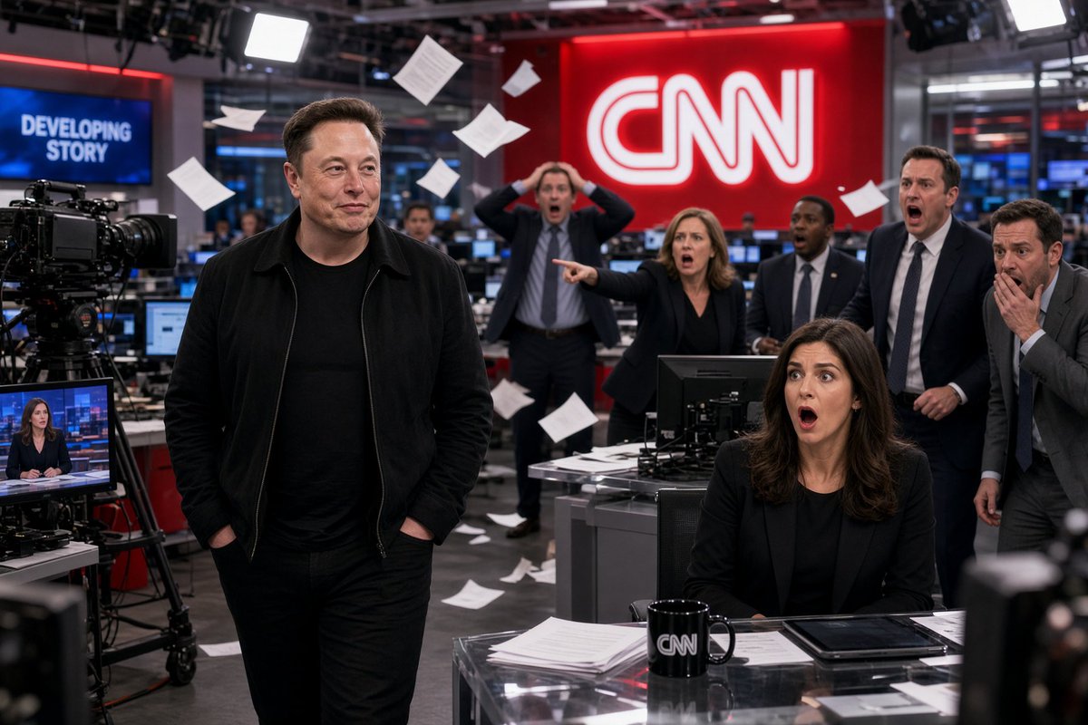 ginamilan_'s tweet photo. 🚨 OHH BOY! 🔥

Paramount is reportedly considering asking Elon Musk to join a group of equity investors as it moves forward with its massive Warner Bros. Discovery deal.

Think about that for a second.

ELON MUSK COULD POTENTIALLY BECOME A PARTIAL OWNER OF PARAMOUNT, WHICH WOULD MEAN PARTIAL OWNERSHIP OF CNN AND CBS.

According to Semafor, Paramount CEO David Ellison has considered Musk along with other wealthy investors as the company looks for fresh cash and a more diversified investor base.

And the connection isn’t exactly random.

Musk and Larry Ellison have been close for years. Larry Ellison invested $1 billion in Musk’s 2022 purchase of Twitter and has also invested in Tesla.

Now Musk could potentially be putting money into the company behind CNN and CBS.

You already KNOW this is going to send the media and Democrats into an absolute meltdown. 😂🍿