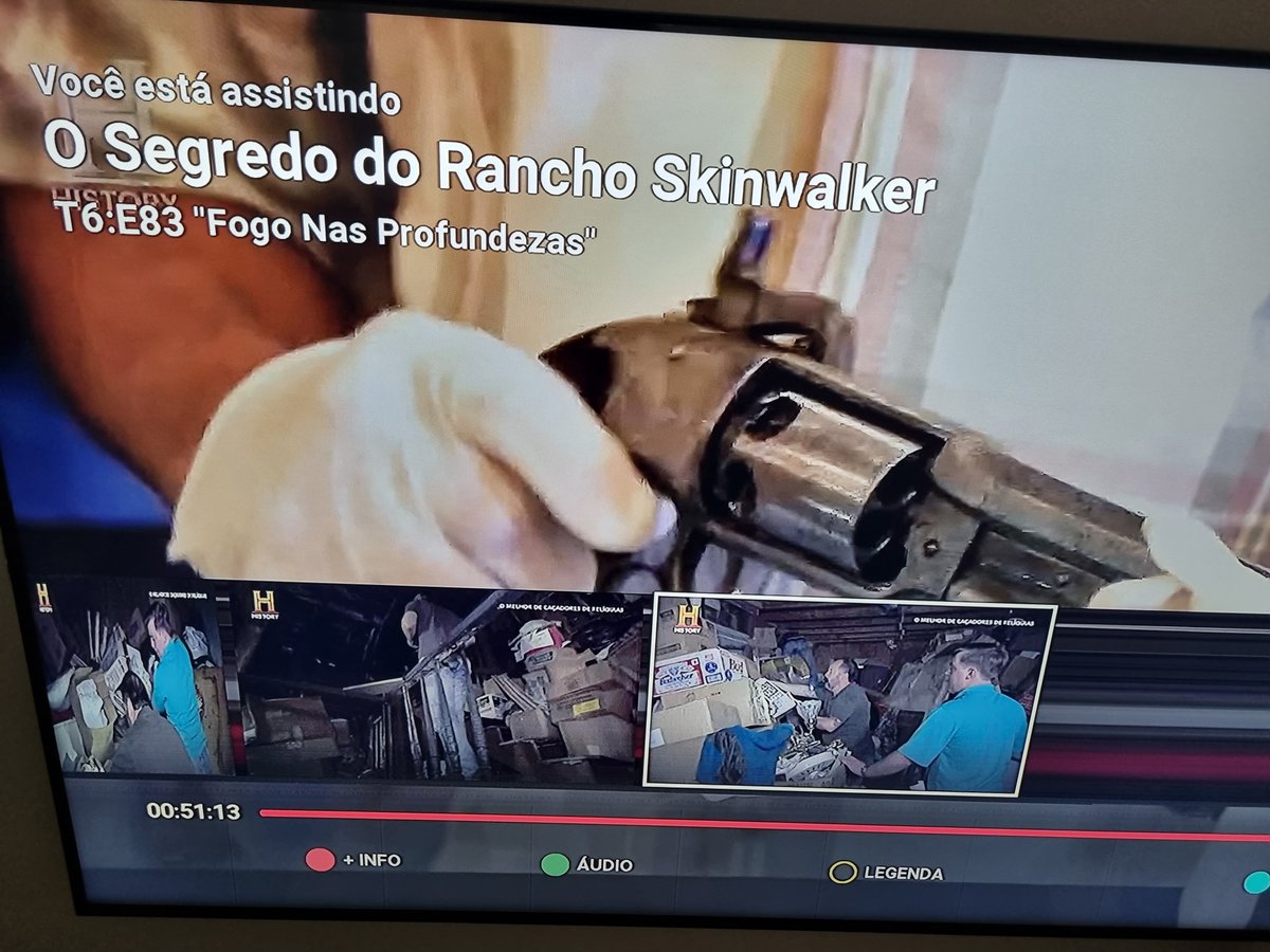 sergioreck's tweet photo. Gerente de programação do @CanalHistory é muito ruim. Colocam qquer coisa no ar pra se livrar do trabalho ou não sabem ler. Deixei programado para gravar "Segredo do rancho skimwalker" como estava creditado e na hora de assistir era outra coisa. Nao da pra por alfabetizados ai? https://t.co/Rxm4iDExsR