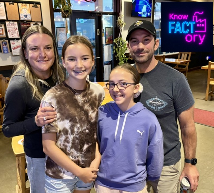 KnowFactory1's tweet photo. Smart kids, smart parents. Either can be the key to a winning trivia team. Both? Potential dynasty.  Check your family's cognitive prowess TONIGHT (and every Wednesday) at @LiftBridge.  Game time 6:30pm. https://t.co/JKulMX6mf1